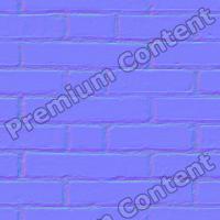 seamles wall bricks normal map 0003